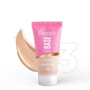 RICOSTI | Base Líquida Vegana Cor 03