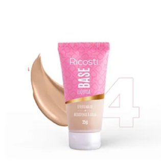 RICOSTI | Base Líquida Vegana - Cor 04