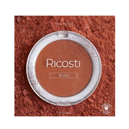 RICOSTI | Blush Vegano Bronze - Beleza e Sustentabilidade em Um Só Produto