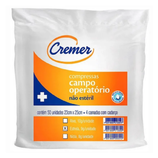 CAMPO OPERATORIO 23X25 N/EST C/50UNI  ESTRELA,9G