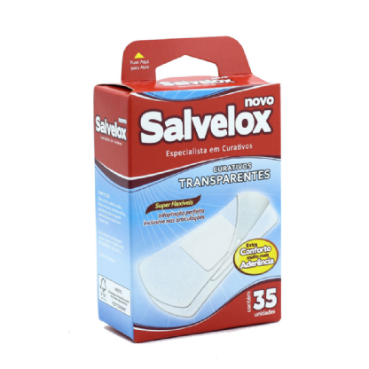 SALVELOX TRANSP 35un (8x6) CAIXA C/48 (45011)