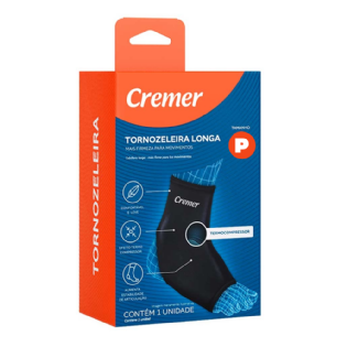 TORNOZELEIRA LONGA PRETO P NEO CREMER