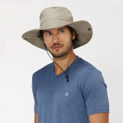 UVLINE CHAPEU SAFARI L MASC KAKI 60