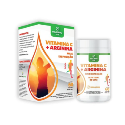VITAMINA C + ARGININA 60 CAPS EQBV