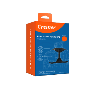 EDUCADOR POSTURAL COSTAS TAM G PRETO CREMER