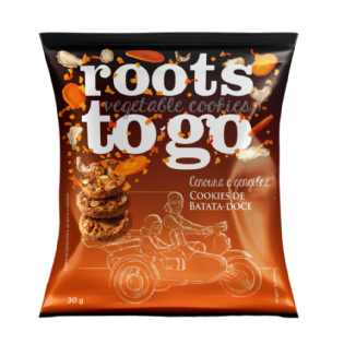 ROOTS TO. GO COOKIES. CENOURA/GENG/BAT.DOCE 30G