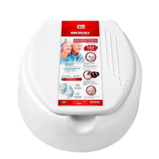 ASSENTO SANIT ELEVADO 13,5CM ALMOFADADO - ACIMA DE 1,70 ALTURA - ATÉ 120KG