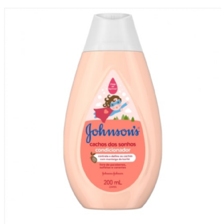 CONDICIONADOR JOHNSONS BABY CAB. CACHEADOS FR 200ML(ROSA)