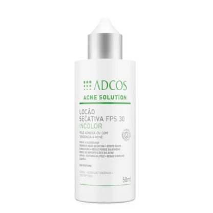 ADCOS LOCAO SECATIVA FPS 30 INCOLOR 50ML