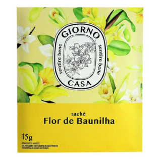 SACHE GIORNO CASA FLOR DE BAUNILHA 15G