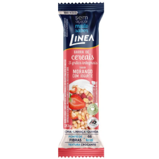 BARRA CEREAL LINEA 20GX12 MORANGO C/IOG