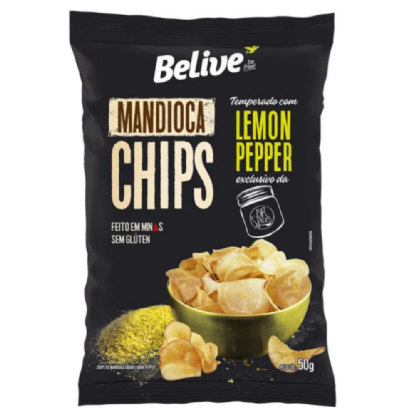 BLV CHIPS MANDIOCA LEMON PEPPER 50G