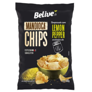 BLV CHIPS MANDIOCA LEMON PEPPER 50G
