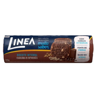 BISCOITO/ INTEGRAL LINEA /120G CACAU E CEREAIS
