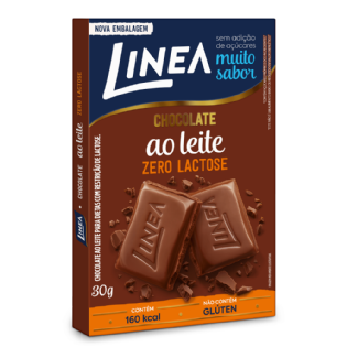 CHOCOLATE LINEA LEITE ZERO LACTOSE 30GR