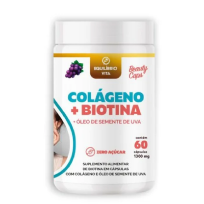 COLAGENO + BIOTINA 60CAPS EQBV