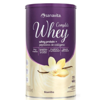 COMPLETE WHEY BAUNILHA LATA 450G