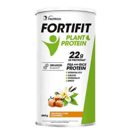 FORTIFIT PLANT PROTEIN BAUNILHA E CARAMELO 460G