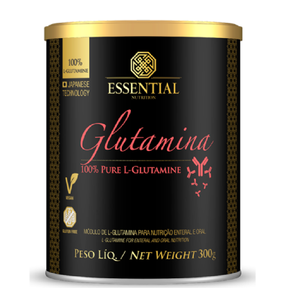 ESSENTIAL GLUTAMINA 300G LATA