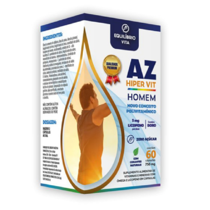 HIPERVIT AZ HOMEM C 60CAPS EQBV