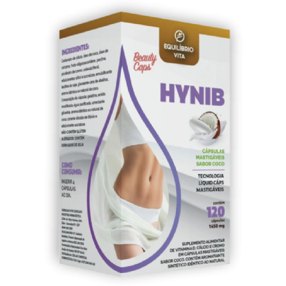 HYNIB COCO 1450MG 120 CPS MASTIGAVEIS EQBV