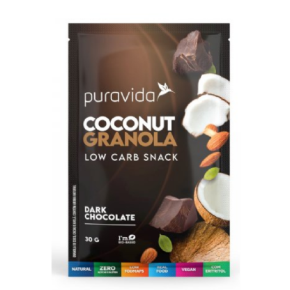 PURA VIDA MINI GRANOLA DARK CHOC SACHE 30G