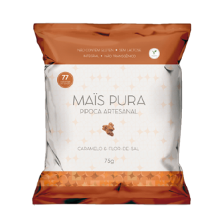 MAIS PURA PIPOCA ART.75G CARAMELO E FLOR DE SAL