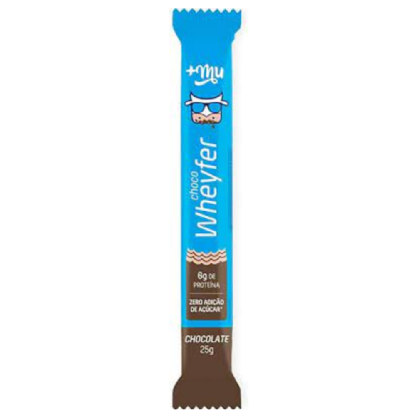 MAIS MU CHOCO WHEYFER C/CHOCOLATE 25G 