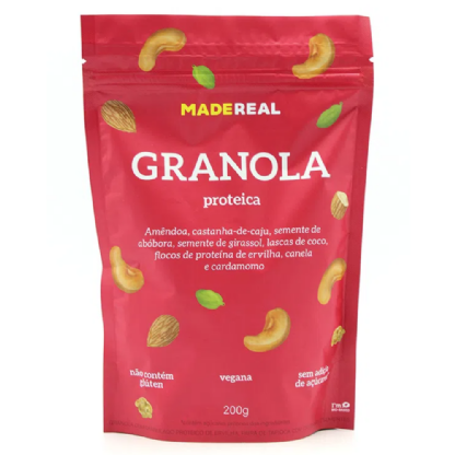GRANOLA 200G PROTEICA SEM GLUTEN