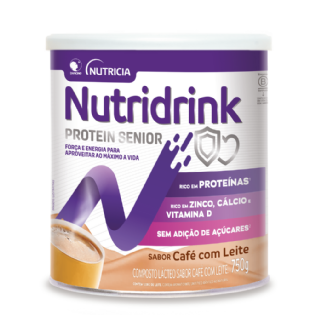 NUTRIDRINK PROTEIN SENIOR CAFÉ COM LEITE 750G