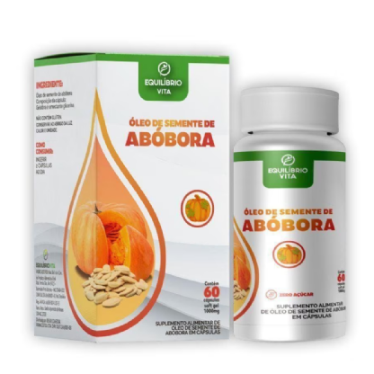 OLEO SEMENTE ABOBORA 1000MG 60CAPS EQBV