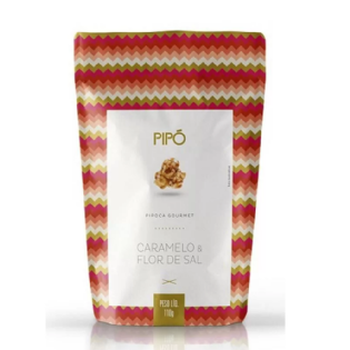 PIPO PIPOCA GOURMET CARAMELO/FLOR DE SAL 100G