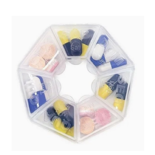 PORTA CAPSULA 8 COMPARTIMENTOS FÁCIL