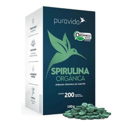 PURA VIDA SPIRULINA PREM 100G 200 TABL 500M