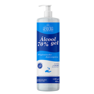 ALCOOL 70% GEL PUMP 950G/1100ML