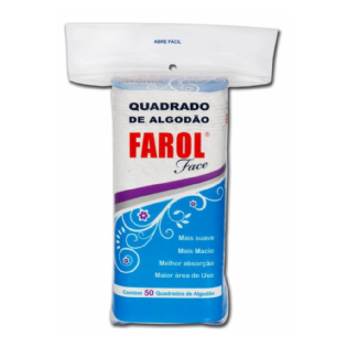 ALGODAO QUADRADO FAROL FACE 50 UNID ANT