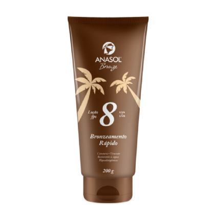 ANASOL LOCAO BRONZEADORA FPS 8 200G