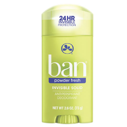 BAN DESODORANTE SOLIDO 73 G POWDER FRESH.