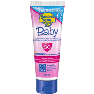 BANANA BOAT LOCAO BABY FPS 50 SEM LAGRIMAS 118ML
