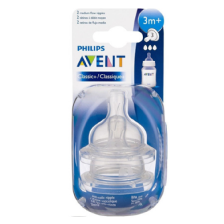 AVENT BICO DE MAMADEIRA ANTI COLIC CLASSICA N.03 C/2 SCF633/27