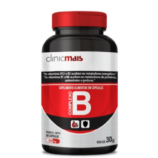 CHA MAIS / CLINICMAIS CAPSULA COMPLEXO B 60CAPS 30G