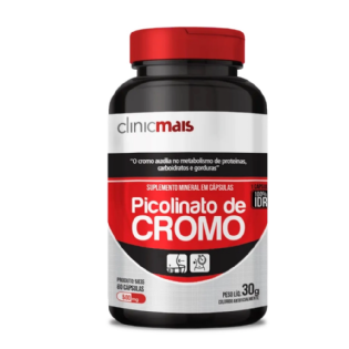 CHA MAIS / CLINICMAIS CAPSULA PICOLINATO DE CROMO 60CAPS 30G