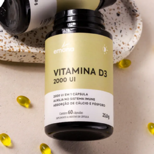 EMANA VITAMINA D3 60 CAPS
