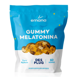 EMANA GUMMY MELATONINA SABOR MARACUJÁ 60 GOMAS