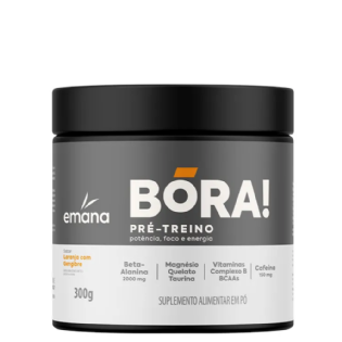 EMANA PRE TREINO BORA SABOR GENGIBRE 300 GR