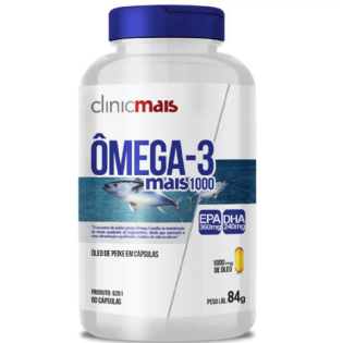 CHA MAIS/CLINICMAIS CAPSULA OMEGA 3 MAIS 1000 60CAPS 84G