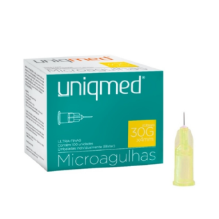 MICROAGULHAS UNIQMED 30G X 4MM ( PCT 10 UNDS )