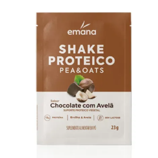 EMANA SHAKE PROTEICO VEGANO CHOCOLATE E AVELA SACHE 23G