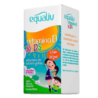 EQUALIV VITAMINA D KIDS 200UI | Suplemento Essencial para o Crescimento Infantil