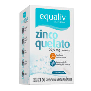 EQUALIV ZINCO QUELATO 29,5 MG X30 CAP